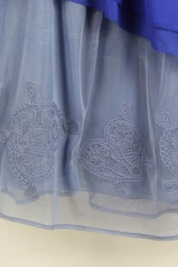 vestido asimetrico custo lowxury m
