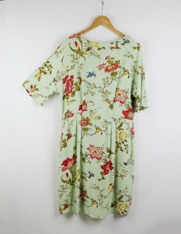 vestido estampado asos 44