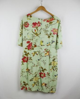 vestido estampado asos 44