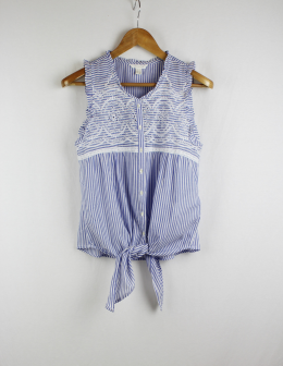 blusa bordada rayas sprigfield 38