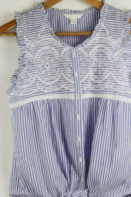 blusa bordada rayas sprigfield 38