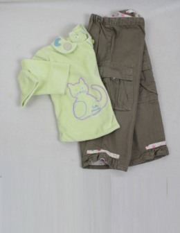conjunto pantalon+top niña 12 meses