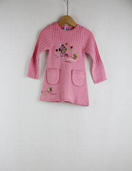 vestido punto niña disney 6 meses