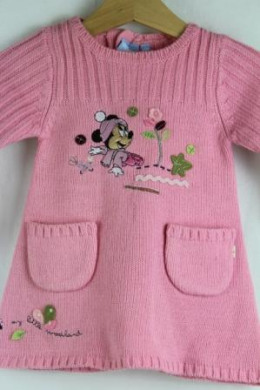 vestido punto niña disney 6 meses