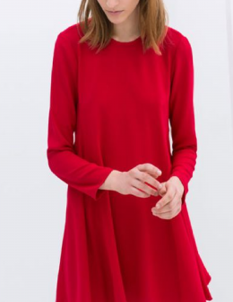 vestido vuelo zara s