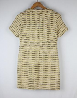 vestido tweed