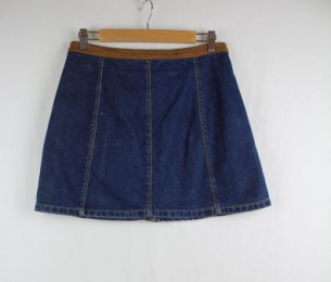 falda denim bershka l