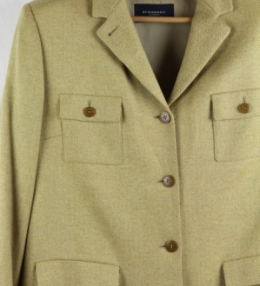 blazers espiga lana burberry 44