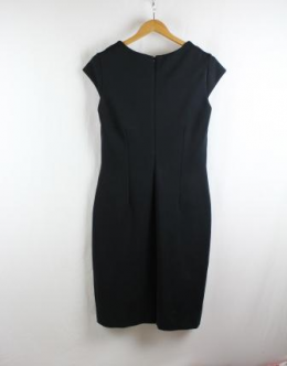 vestido drapeado violeta by mango M/L 40/42