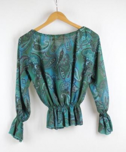 blusa gasa paisley m/l
