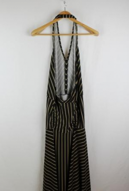 vestido halter rayas adolfo dominguez 42