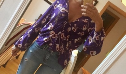 Blusa estampado floral de Mango