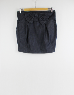 falda denim stradivarius 38