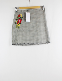 falda cuadro gales bershka s