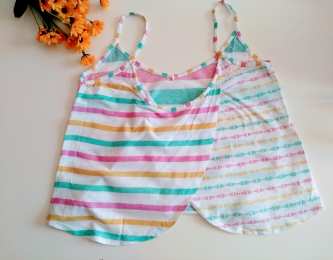Crop top rayas BSK