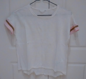 Crop top blanco Lefties