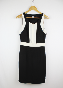 vestido bicolor vero moda 36