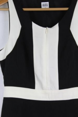 vestido bicolor vero moda 36