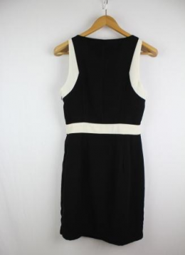 vestido bicolor vero moda 36