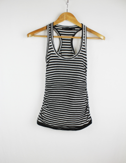 camiseta rayas zara