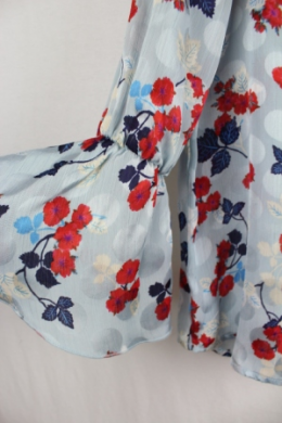 blusa estampada zara L