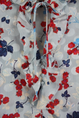 blusa estampada zara L