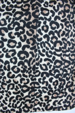 falda tubo animal print blanco 36