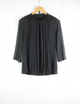 blusa plisada texturas mango s