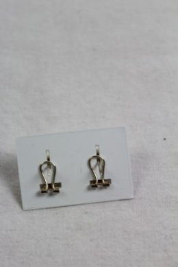 pendientes plata y perla