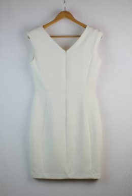 vestido hombreras mango M