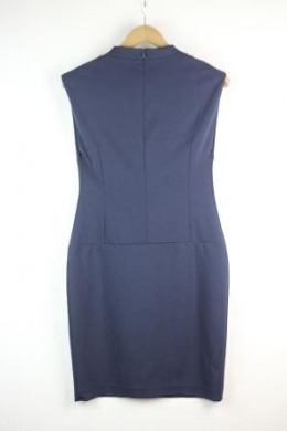 vestido escote en pico mango s/m