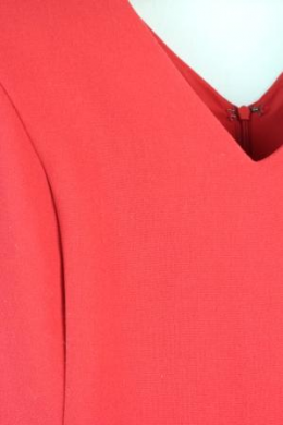 vestido hombreras mango M