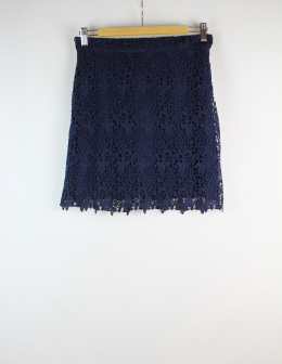 falda guipur mango 38/36
