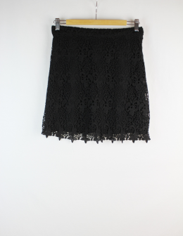 falda guipur mango 38/36