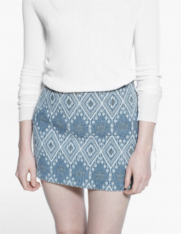 falda jaquard mango 38