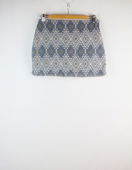 falda jaquard mango 38