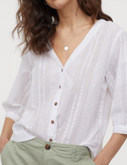 blusa algodon hm 36
