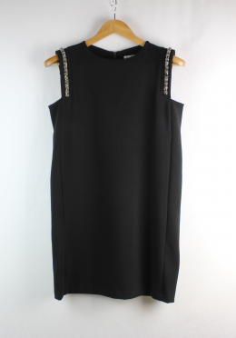 mini vestido negro mango s