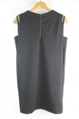 mini vestido negro mango s