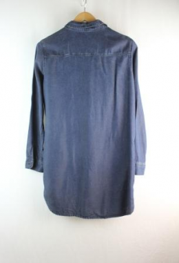 vestido camisero vaquero lyocell hm s