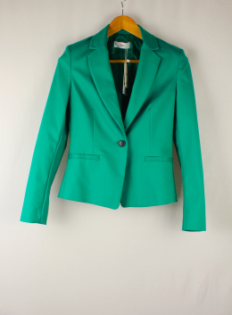 blazer verde mango