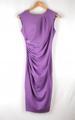 vestido punto drapeado rinascimiento