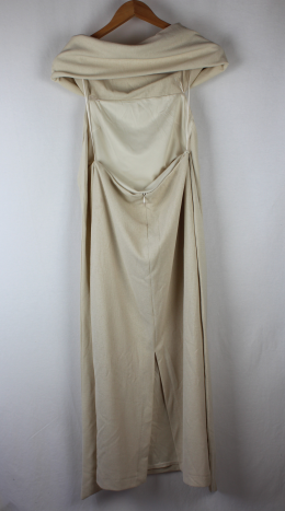 Vestido midi palabra de honor zara