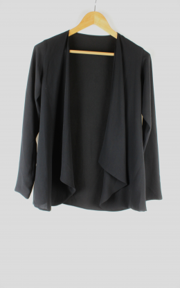 chaqueta desetructurada negra biombo 13