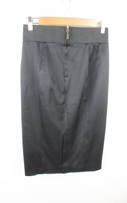 falda tubo negra zara