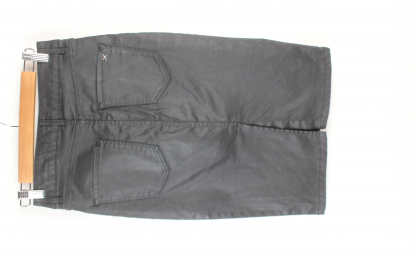 falda encerada negro massimo dutti