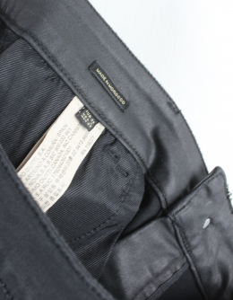 falda encerada negro massimo dutti