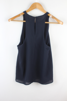 top halter azul mango