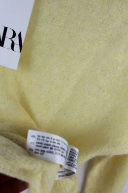 jersey lana amarillo zara