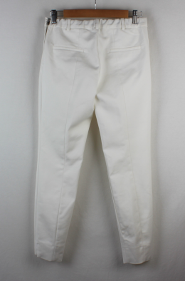 pantalon tobillero marfil zara